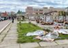 В Одесской области водитель повредил портреты на Аллее Героев